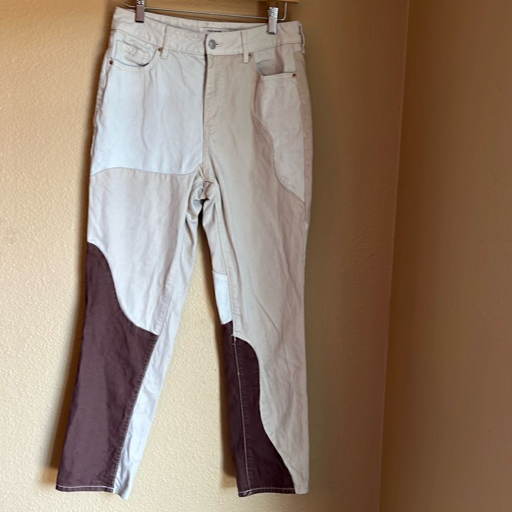 PacSun Jeans Color block Mom Jean 27